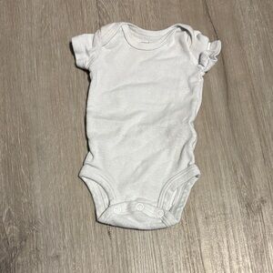 Carters Classic White Baby Onesie